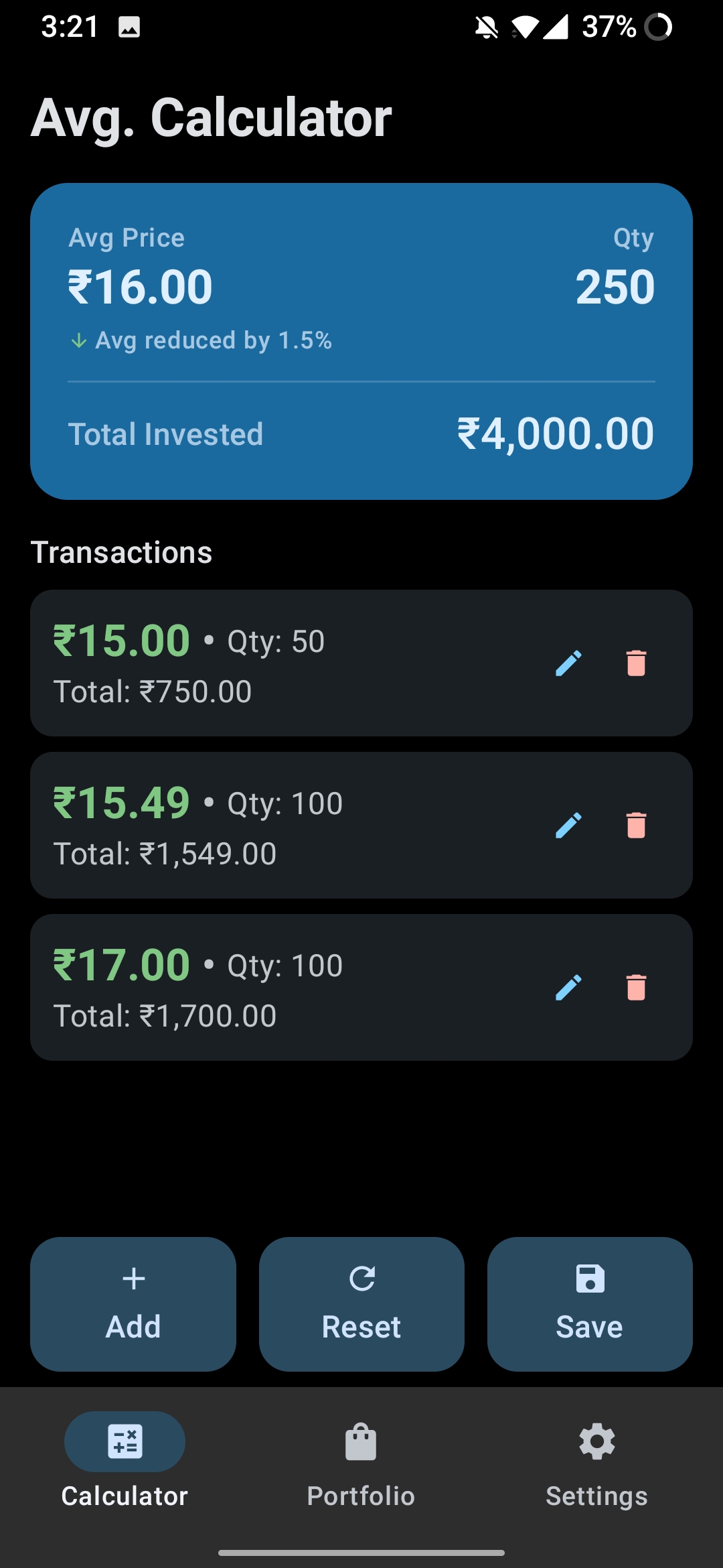 App screenshot preview